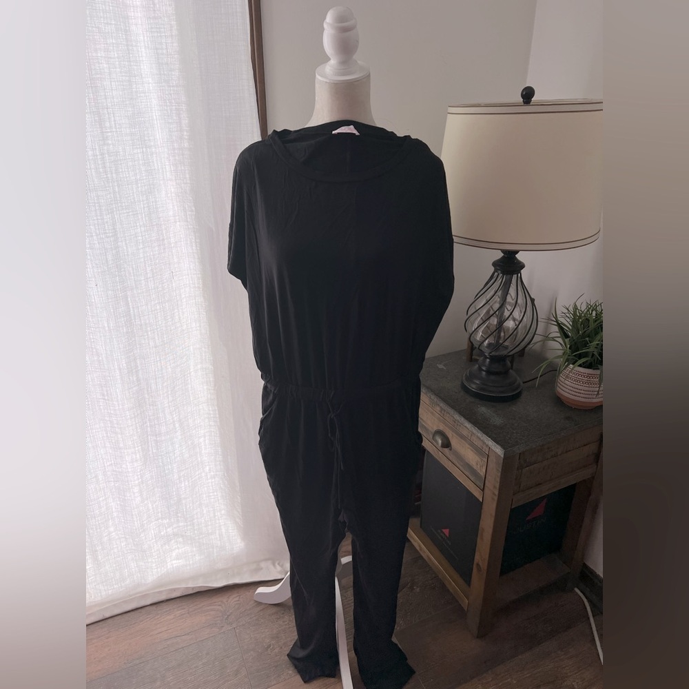 NWOT PINK Lily BLACK Women's Jumpsuit